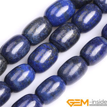Piedra Natural azul lapislázuli azul, espaciador suelto, accesorios, cuentas para fabricación de joyas, hebra de 15 pulgadas, cuentas de joyería para manualidades, 15x20mm 2024 - compra barato