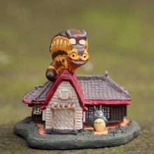 Totoro House Miniatura Dollhouse Garden Home Mini Bonsai Decoration Miniature Craft Ornament Micro DIY Cake Decor 2024 - buy cheap