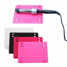 Silicone Heat Resistant Mat For Hair Straightener Curling Iron Pad Hair Styling Adapter Salon Styling Straightener Tool 2024 - buy cheap