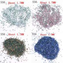 Prajna SS6AB 80000 шт. 1,7 мм Стразы с кристаллами для рукоделия стразы аксессуары для одежды камень для украшения ногтей D 2024 - купить недорого