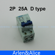 2P 25A D type 240V/415V 50HZ/60HZ Circuit breaker MCB safety breaker 2024 - buy cheap