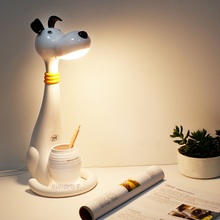 Lovely Dog table lamp Eye Protect LED Desk Lamp Dimmable Eye Protection Table Lamp Reading Book Lights For Children Kids 2024 - buy cheap