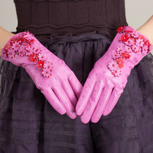 Kursheuel-guantes lujosos de piel de oveja para mujer, envío gratis, de piel suave, cálidos, Ku-001 2024 - compra barato