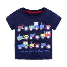 Camiseta para crianças recém-nascidas, camiseta de marca para meninos e meninas, roupas de desenho para o verão 2024 - compre barato