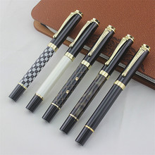 Jinhao 500 caneta tinteiro irídio, escrita, preto, prateado, vermelho, verde, gelo, dourado, 0.5mm, para 6 cores 2024 - compre barato