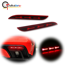 Gtinthebox-luces LED reflectoras de parachoques, luces antiniebla DE ESTILO óptico 3D para Ford Mustang 2015-17, luces antiniebla Secuenciales 2024 - compra barato