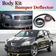 Bumper Lip Deflector Lips For Nissan Qashqai / Dualis J10 J11 Front Spoiler Skirt For TopGear Fans Car Tuning / Body Kit / Strip 2024 - buy cheap