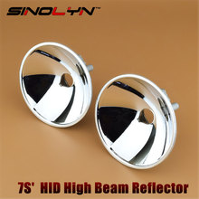 Sinolyn-Reflector de luz delantera 7S, proyector automático de xenón, Luz De Carretera, D2S/D2H/H7, bombillas HID, accesorios de luces para coche, Tuning 2024 - compra barato