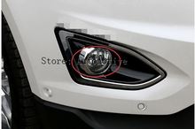 Pair ABS Front fog light lamp Ring frame cover trim for ford Edge 2015 2016 2017 2024 - buy cheap