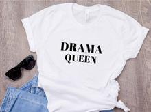 Skuggnas camiseta feminina queent, camiseta engraçada com estampa de romance e rainha atitude 2024 - compre barato