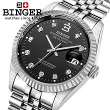 Switzerland Luxury Brand BINGER Watches Men Automatic mechanical St eel Men's Watch Sapphire Waterproof Diamond Clock BG-0373-3 2024 - buy cheap