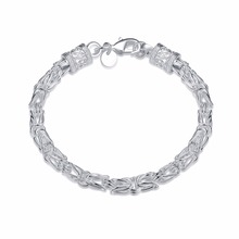 Pulseras de plata con libélula para hombre, joyería de moda, collar de cadena, venta al por mayor, envío gratis 2024 - compra barato