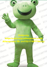 Disfraz de Frosch Rana verde para adulto, traje de Mascota, color verde grande, ojos iluminados, boca curvada larga, n. ° 4606, Envío Gratis 2024 - compra barato