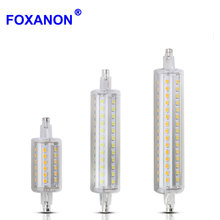 R7s lâmpada led regulável de 10w a 118mm, 5w 78mm 15w 135mm 20w 189mm 2835 luz substituir lâmpadas de halogênio bombillas 2024 - compre barato