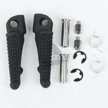 Frete Grátis Marca Preto New Motos Footpeg Frente Rider Inserção de Alumínio Pé Resto Pedal Para Kawasaki Ninja ZX6R ZX636 ZX-6R 2024 - compre barato