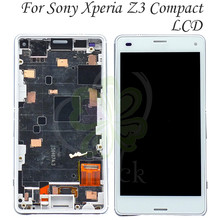 For SONY Xperia Z3 Compact Display Touch Screen Z3 MINI D5803 D5833 Replacement for SONY Z3 Xperia COMPACT LCD 2022 - buy cheap