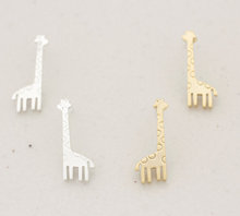 Мода очаровательны Жираф серьги-гвоздики, серьги, ювелирное изделие для Для женщин серьги с животными 2024 - купить недорого