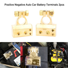 New Universal 2pcs 4/8 Gauge Positive Negative Auto Car Battery Terminals 2024 - buy cheap