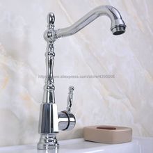 Polished Chrome Basin Faucet Modern Bathroom Lavatory Vessel Sink Faucet Single Handle Bnf925 2024 - buy cheap