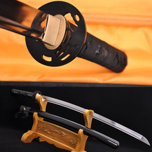 Handmade Japonês Samurai Sword Batalha Pronto Katana Afiada Tsuba Ferro de Alto Carbono 2024 - compre barato