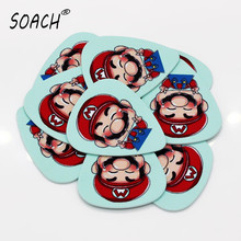 SOACH 50PCS 0.71mm Cartoon guitar paddle high quality two sided print pad pattern guitar picks Guitar Accessories ukulele bass 2024 - buy cheap