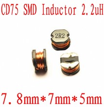 Inductor de potencia SMD, 1000 unids/lote, CD75 2.2uH 2R2, 7,8x7x5MM 2024 - compra barato