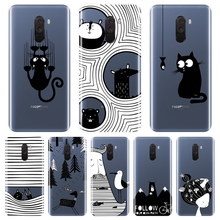 Black Cat Phone Case For Xiaomi Redmi Note 4 4X 5 5A 6 Pro Prime Pocophone F1 Redmi S2 4A 5A 6A 5 Plus Soft Silicone Back Cover 2024 - buy cheap