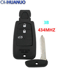 Умный дистанционный ключ OEM для Fiat Viaggio, 3 кнопки, 434 МГц, интеллектуальный ключ 2024 - купить недорого