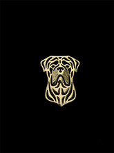 Trendy Bull Mastiff dog dog brooches and pins  plated silver plated  brooches fashion jewelry hand of king 2024 - buy cheap