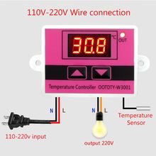 W3001 Temperature Controller AC110-220V Microcomputer Thermostat Switch Digital LED Display Dropshipping 2024 - buy cheap