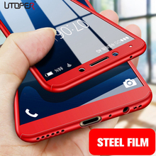 360 funda completa para Xiaomi mi 8 Lite funda Xio mi Red mi Note 5 Pro 6A 6 Pro funda a prueba de golpes funda de lujo Note5 mi 8 con vidrio 2024 - compra barato