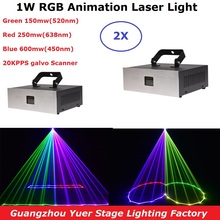 Wedding Stage Light 1W RGB 3IN1 Laser Light DMX 512 Controller Stage Lighting Effect Dj Light Laser Projector Dj Equipments 2024 - buy cheap