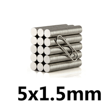 60pcs 5x1.5 mm Bulk Small Round NdFeB Neodymium Disc Magnets Dia 5mm x 1.5mm N35 Super Powerful Strong Magnet 5*1.5 2024 - buy cheap