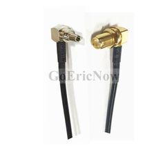 5 pcs RF Coaxial Right Angle CRC9 Male to Right Angle SMA Female RG174 Cable Connector (15cm) 2024 - buy cheap