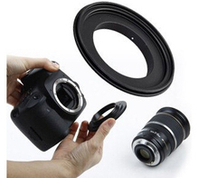 Anel adaptador preto de alumínio para sony e nex, anel de adaptador macro reverso de 49mm 2024 - compre barato