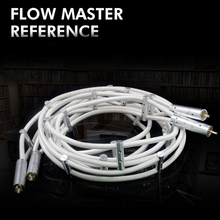 Oi-fim argento o fluxo oi fi áudio rca cabo de interconexão para cd player amplitier alto-falante cabo de interconexão 2024 - compre barato