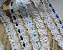 5Yard/Lot Exquisite mesh lace trim 2.5cm dress skirt lace fabric headdress accessories (Ribbons free send, color random send ) 2024 - buy cheap