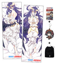 Hobby Express Anime Dakimakura Japanese Otaku Waifu Hugging Body Pillow Cover Albedo Overlord ADP85071 2024 - buy cheap