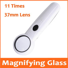 11X 37mm Lens LED Illuminated Household Handheld Office Reading Magnifier Magnifying Glass Loupe with Banknote checking Function 2024 - buy cheap