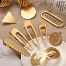 Gold Silver Color 2019 Hairpin For Women Punk Geometric Infinite Hair Clips Hairwear Bridal 2019 New Fashion Jewelry Accessories 2024 - buy cheap