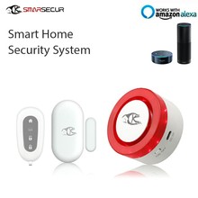 WIFI Smart Siren Door Alarm Sensor   For Smart   Home Security System 2024 - buy cheap