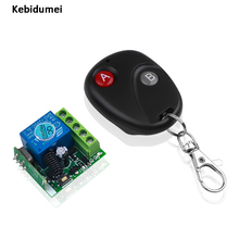Transmissor rf 433 mhz, controle remoto com controle remoto universal sem fio, módulo receptor e relé de 12v 1ch