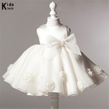 2021 baby girls dress girl's birthday party Wedding Dress Well rose lace princess dress baby christening gown girls bebe Gift 2024 - buy cheap