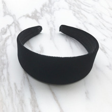 Warm Headband Hair Accessories Musical Note Bow Wide Head Band Girls Headdress Hoop Black Hairbands for Women 2024 - buy cheap