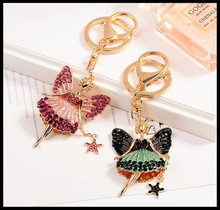 Fashion Creative Angel KeyChain Girls Bag Ornaments Car Exquisite Gift Birthday Gift Party Favors Brand New 2024 - buy cheap
