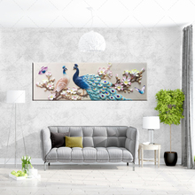 Modern Wall Peacock Poster Canvas Painting Art Wall Picture Abstract Print and Poster Picture Decor Prints on Canvas Wall Art 2024 - buy cheap