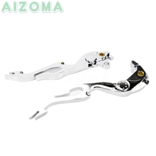 1 Pair Chrome Motorcycle Flame Style Brake Clutch Levers For Honda CBR 1000 RR CBR1000RR 2004-2007  CB1000R 2008-2014 2015 2016 2024 - buy cheap