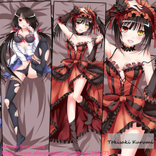 Cute Japanese Anime Pillowcase Date A Live Tokisaki Kurumi Sexy Pillow Case   decorative Hugging Body Bedding 2024 - buy cheap