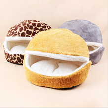 Hamburger Cat Bed House Removable Pet Nest Litter Dog Kennel Sofa House For Cats Dogs Pets Kennel Tent House Pet Products 2024 - buy cheap
