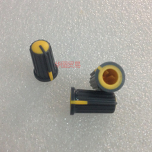 10pcs Yellow 90 degree half-axis potentiometer knob cap / Mixer Console Light station DJ Playing discs knob cap 2024 - buy cheap